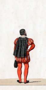 Teaterkostumedesign til Shakespeares skuespil, Henry VIII, 1800-tallet af Unbekannt