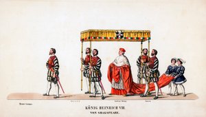 Teaterkostumedesign til Shakespeares skuespil, Henry VIII, 1800-tallet af Unbekannt