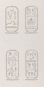 Theben: Hieroglyffer, tæt på af Unbekannt