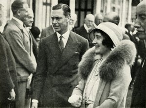 Deres Majestæter ved Royal Agricultural Show, Southampton, 1932, 1937. af Unbekannt