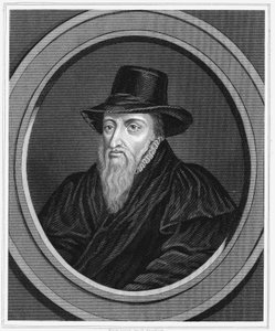 Theodore Beza, fransk religiøs reformator, c1600 c1851 af Unbekannt