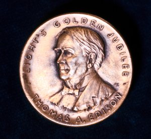 Thomas Alva Edison, amerikansk fysiker og opfinder, 1929 af Unbekannt