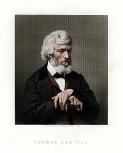 Thomas Carlyle, skotsk essayist, satiriker og historiker, midten af slutningen af det 19. århundrede af Unbekannt