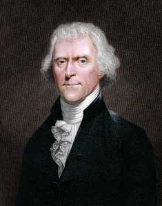 Thomas Jefferson, amerikansk præsident af Unbekannt
