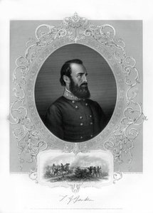 Thomas Jonathan Stonewall Jackson, konfødereret general under den amerikanske borgerkrig, 1862-1867 af Unbekannt