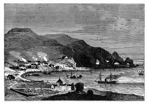 Thorshavn, Færøernes hovedstad, c1890 af Unbekannt