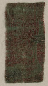 Tre fragmenter af italiensk gotisk silke, 1300-tallet. af Unbekannt