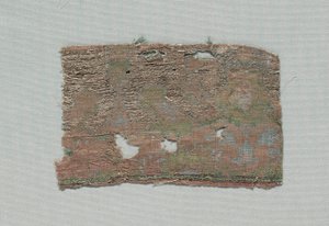 Tre fragmenter af italiensk gotisk silke, 1350-1399. af Unbekannt