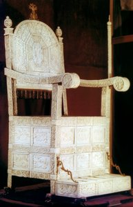 Tsar Ivan den Forfærdeliges trone, 1500-tallet af Unbekannt