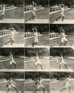Kaster diskos uden at dreje, 1908. af Unbekannt
