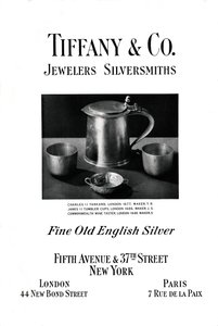 Tiffany & Co.-annonce, 1937 af Unbekannt