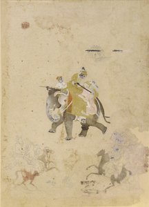 Tigerjagt, 1700-tallet. af Unbekannt