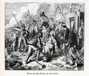 Tilly på bredden af Lech, 1882 af Unbekannt