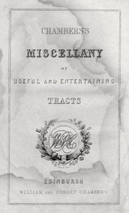 Titelside på Chamberss Miscellany of Useful and Underholdende Tracts af Unbekannt