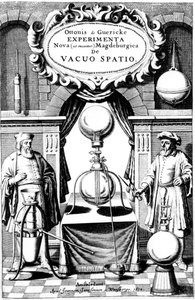 Titelside på New Experiments, som de kalder Magdeburgica: The Vacuum Space, Amsterdam, 1672 af Unbekannt