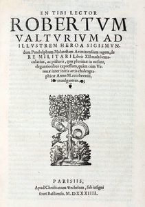 Titelside på Valturios 