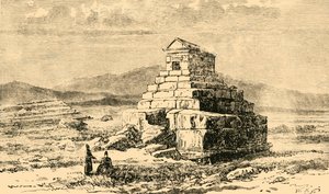 Kyros grav, 1890. af Unbekannt