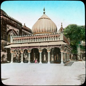 Nizamuddin Auliyas grav, Delhi, Indien, slutningen af det 19. eller begyndelsen af det 20. århundrede af Unbekannt
