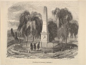 Turennes grav i Salsbach, 1835-78. af Unbekannt