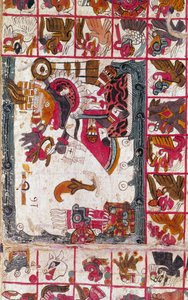 Tonalamatl Aubin, Folio 16, 15. århundrede af Unbekannt