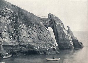 Torquay - The Natural Arch London Bridge, 1895 af Unbekannt
