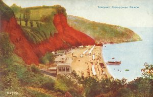 Torquay, Oddicombe Beach, slutningen af det 19.-begyndelsen af det 20. århundrede. af Unbekannt