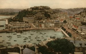 Torquay fra Vane Hill, 1930. af Unbekannt