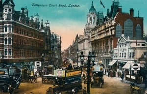 Tottenham Court Road, London, 1915, c1900-1930 af Unbekannt