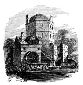 Tower of Franciscan Friary, Oxford, c1860 af Unbekannt