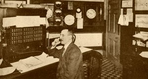 Traffic Controllers Office, London Underground Railways, 1930. af Unbekannt