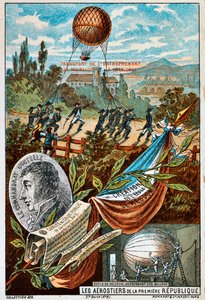 Transport af ballonen Entreprenant fra Mauberge til Charleroi, 1794 1890