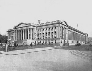 Treasury Building, Washington DC, USA, c1900. af Unbekannt