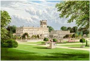 Trentham Hall, Staffordshire, hjemsted for hertugen af Sutherland, c1880 af Unbekannt