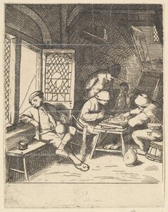 Tric Trac-spillere, 1610-85. af Unbekannt