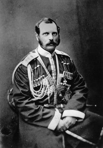 Zar Alexander II af Rusland, 1863 af Unbekannt