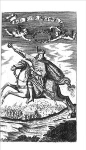 Zar Peter I Alexeyevich fra Georg Adam Schleissing Derer beiyden Czaaren i Reussland Ivan og Peter Alexewiz, 1693 af Unbekannt