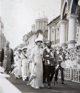 Tsarfamilien ved fejringen af 300-årsdagen for huset Romanov, Rusland, 1913 af Unbekannt