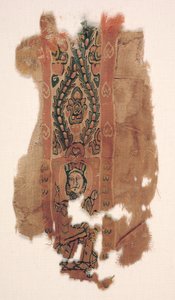 Tunika Ornament med del af en helgen, ca. 600-700-tallet. af Unbekannt