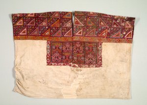 Tunikaskjorte med gobelinvævet bærestykke, 650-850. af Unbekannt