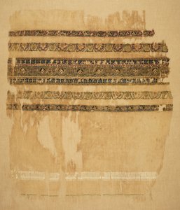 Turban eller sjalafslutning med tiraz og guld, 1094. af Unbekannt