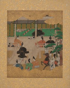 Tolv scener fra The Tale of Genji, midten af det 17. århundrede. af Unbekannt