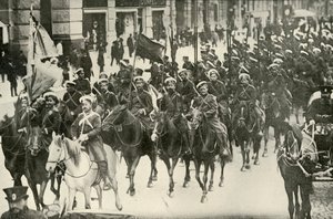 Typer af det russiske kavaleri, 1919. af Unbekannt