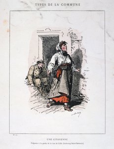 En borger, Pariserkommune, 1871. af Unbekannt