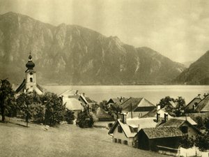 Unterach am Attersee, Øvre Østrig, c1935. af Unbekannt