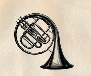 Ventilhorn, 1895. af Unbekannt