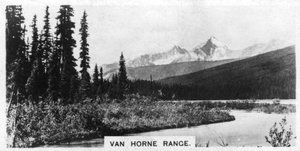 Van Horne Range, Canadian Rockies, c1920