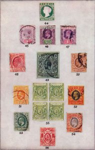 Forskellige frimærker fra Afrika nr. 44-56, c1943, 1944 af Unbekannt