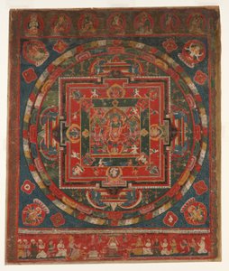 Vasudhara Mandala, dateret til 1777 Samvat 897. af Unbekannt