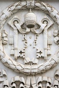 Vatikanets våbenskjold, Rom, Italien af Unbekannt