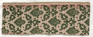 Fløjlsfragment, 1500-tallet. af Unbekannt